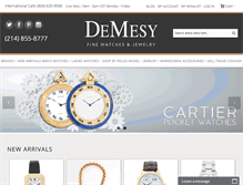 Tablet Screenshot of demesy.com